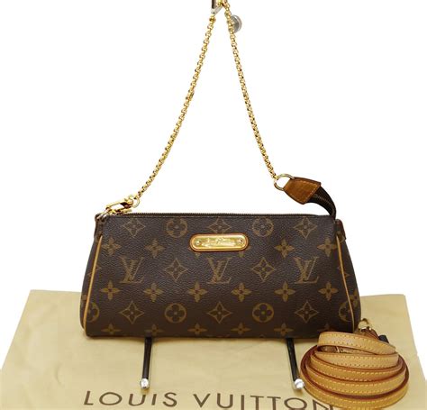 louis vuitton black monogram purse|louis Vuitton Monogram canvas eva.